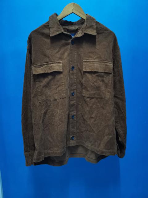 Other Designers Japanese Brand - Back Number Corduroy Shirt Japan Designer Carhatt Rare