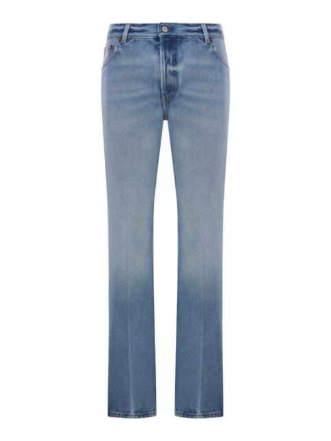 Miu Miu Miu Miu Women Five-Pocket Washed Denim Trousers