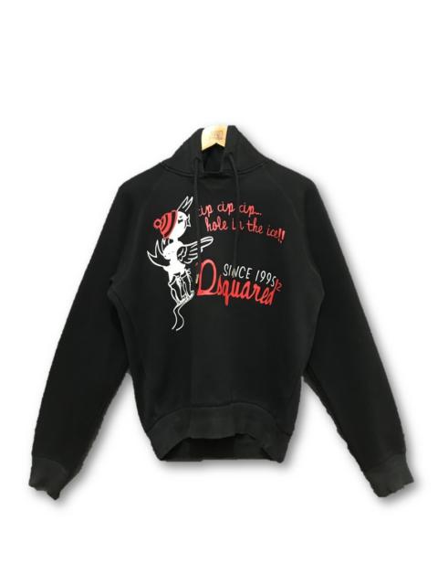 DSQUARED2 Dsquared2 Cip Cip Cip Hole in The Ice Hoodies Sweatshirt