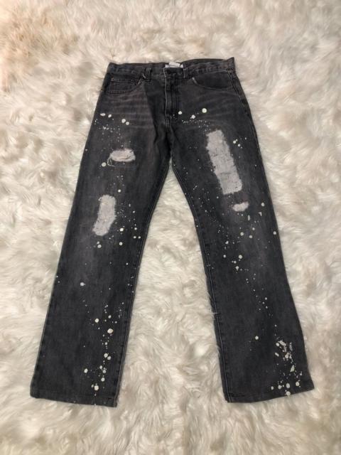 Other Designers Distressed Denim - Japanese distressed patch denim paint splatter