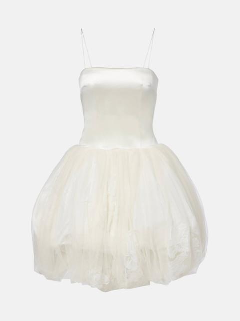 DANIELLE FRANKEL Bridal Sadie wool and silk corset dress