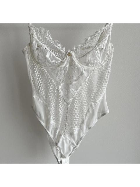 Other Designers Gooseberry Intimates Women's White Bodysuit