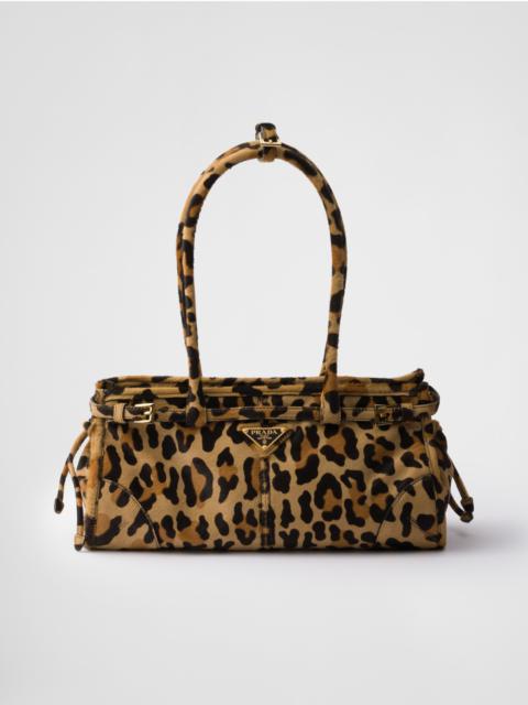Prada Medium printed leather handbag