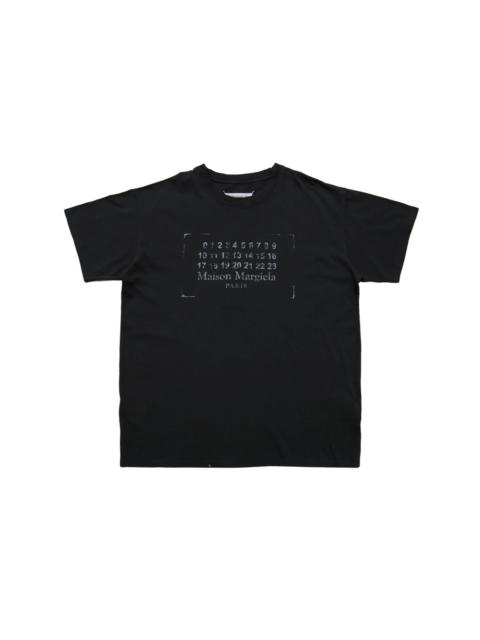Maison Margiela Maison Margiela Logo Stamp Tee Black