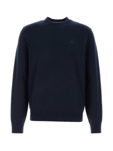 Burberry Burberry Men Midnight Blue Stretch Cashmere Blend Sweater