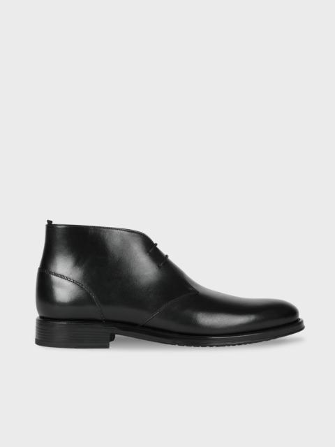 Paul Smith Black Leather 'Wilbur' Boots