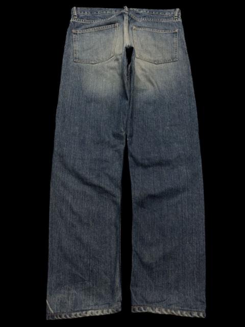Vintage - 💥insane 90s 🇯🇵 Slow Gun Rusty Mudwash Pocket Double Knee Jean