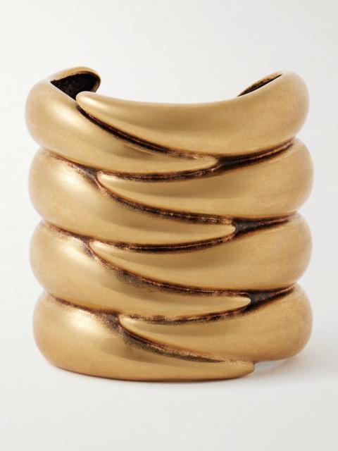 KHAITE Cyclone Gold-plated Cuff