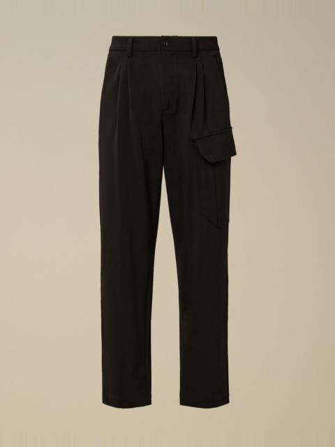 C.P. Company Wool Gabardine Loose Cargo Pants