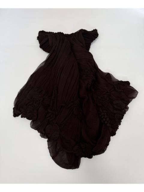 Jean Paul Gaultier Jean Paul Gaultier tulle skirt grape botanical pattern