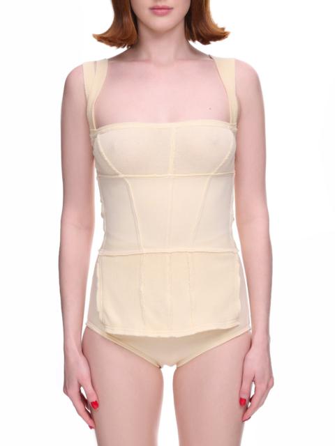 TALIA BYRE Knit Corset Top
