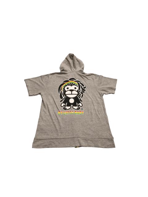 Other Designers Japanese Brand - Uittg Baby Jamaica Short Sleeve Hoddie Zipper