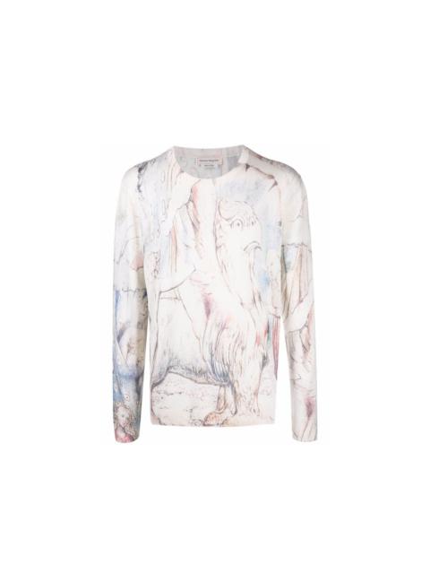 Alexander McQueen Alexander Mcqueen William Blake Dante Print Pullover Men