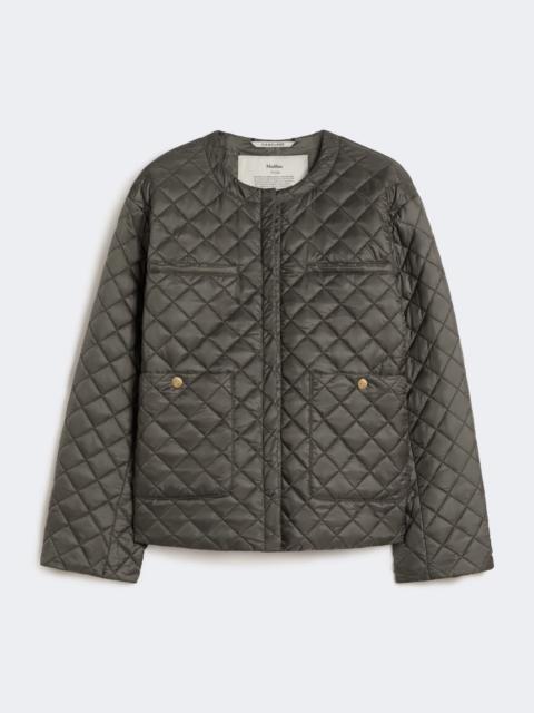 Max Mara Water-repellent canvas padded jacket - DARK GREY