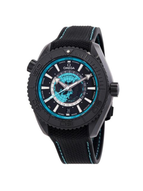 OMEGA Omega Seamaster World Time GMT Automatic Chronometer Black Dial Men's Watch 215.92.46.22.01.006