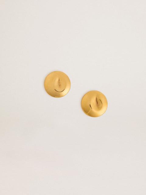 Golden Goose Gold circular earrings