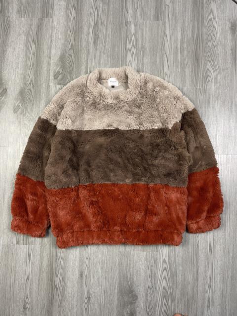 Other Designers Efilevol - Efilevol tricolor layer fur comfort pullover