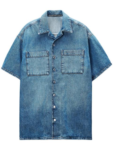 Alexander Wang Alexander Wang Women Boxy Denim Shirt Dress