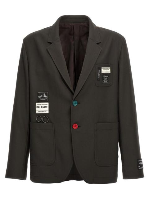 UNDERCOVER 'CHAOS AND BALANCE' SINGLE-BREASTED BLAZER
