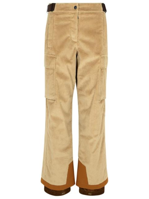 Moncler Grenoble Beige Velvet Pants Women