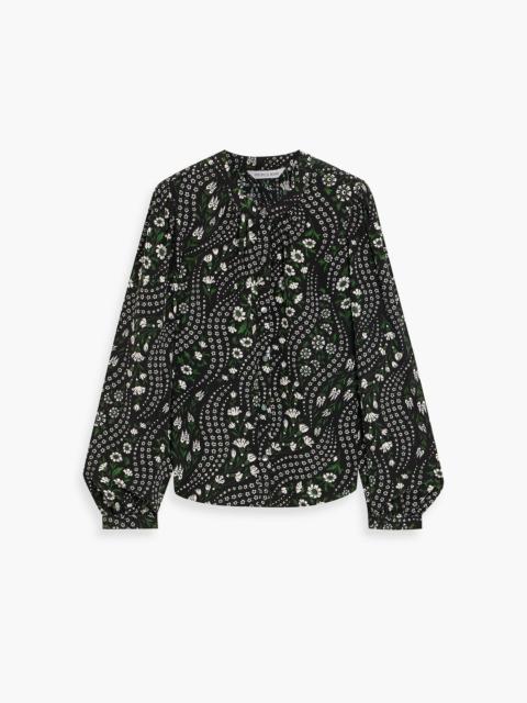 VERONICA BEARD Ashlynn floral-print silk-blend crepe de chine blouse