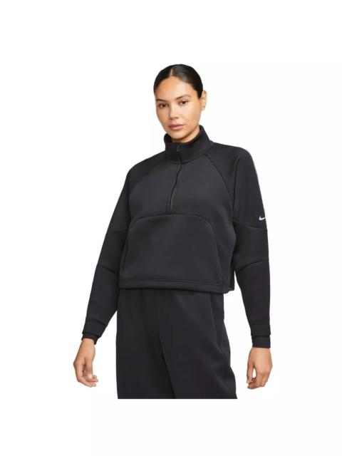 Nike Women's Dri-FIT Prima 1/2 Zip Training Top - Black