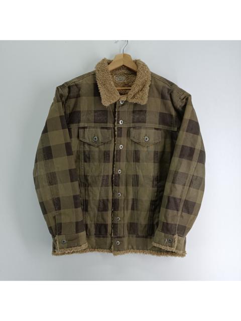 Other Designers Vintage 80s Marlond Trucker Sherpa Denim Jacket