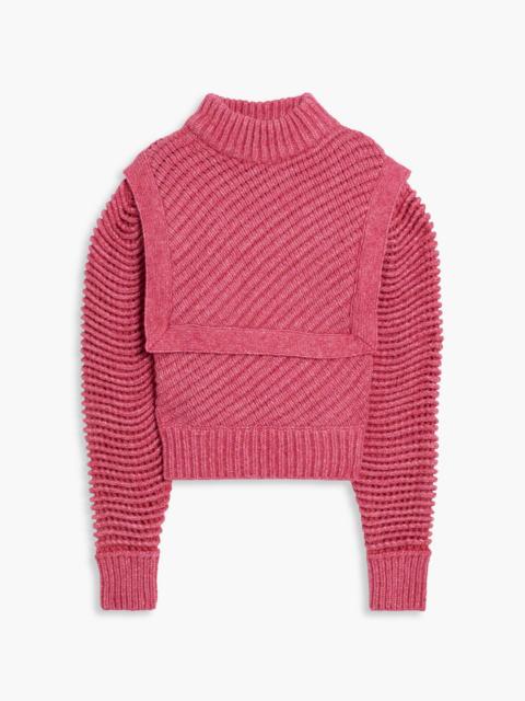 Other Designers Jalya mélange ribbed-knit turtleneck sweater