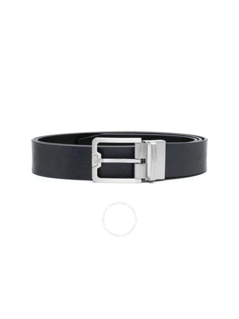 EMPORIO ARMANI Emporio Armani Calf-Leather Buckled Belt