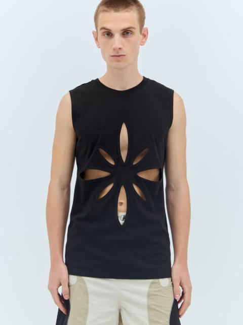 KUSIKOHC Origami Cut-Out Sleeveless Top