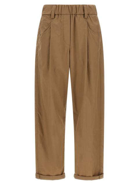 Brunello Cucinelli Brunello Cucinelli Women 'Track' Poplin Pants
