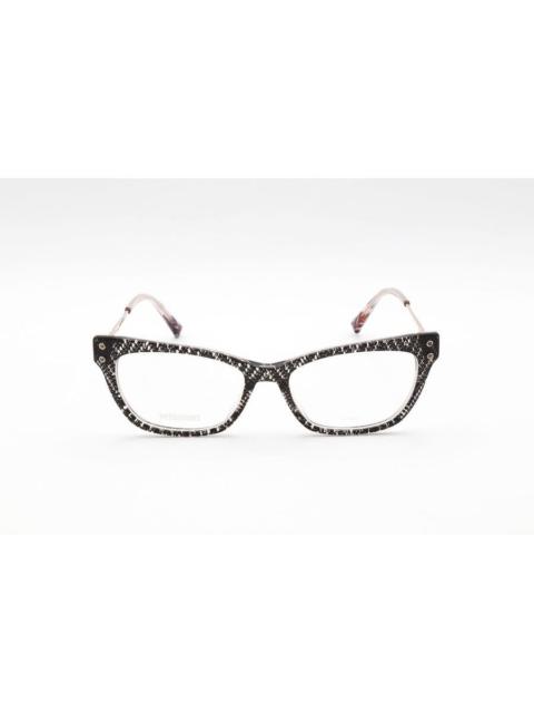Missoni Missoni Ladies Black Rectangular Eyeglass Frames MIS 0045