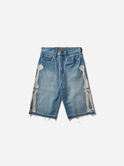 Kapital Men's 14oz Denim 5P Shorts (Bone) Blue