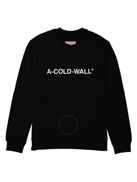 A Cold Wall Men's Black Essential Logo Crew Sweater