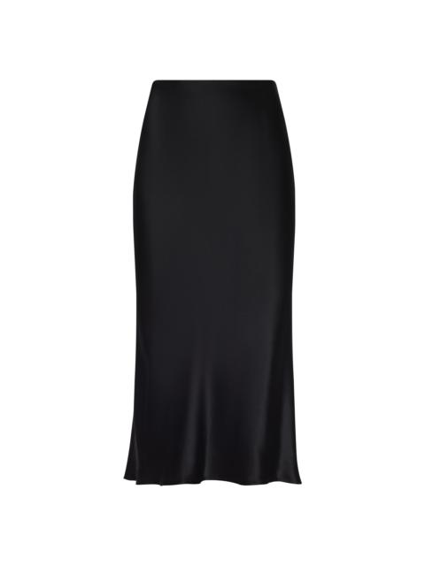 L'AGENCE Perin Silk Midi Skirt