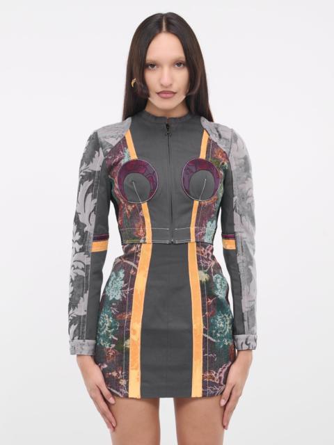 Marine Serre Regenerated Floral Tapestries Jacket