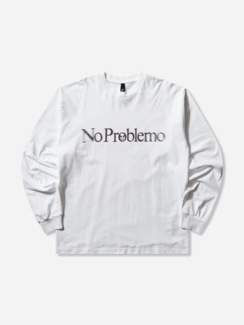 No Problemo Smile Away Longsleeve T-Shirt White