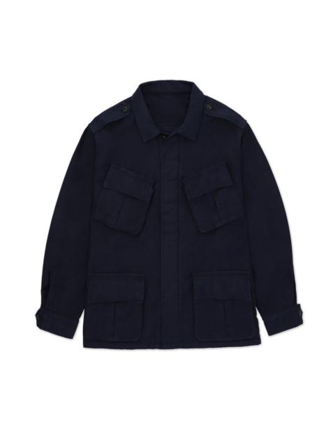FORTELA Fortela Jungle Cotton Pocket Jacket in Blue at Nordstrom