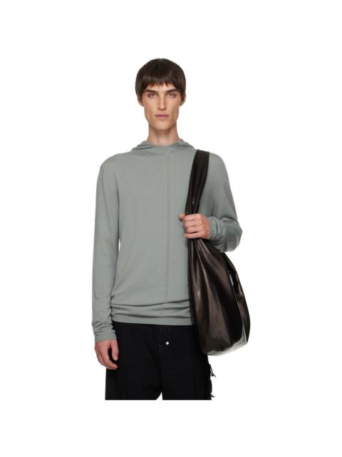 Rick Owens Gray Concordians Oversized Hoodie