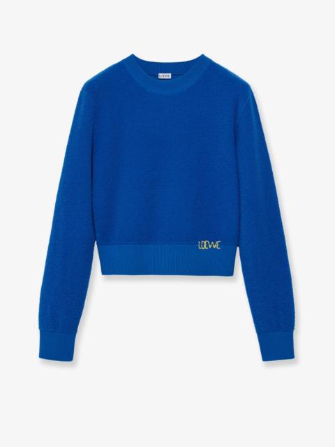 Loewe Loewe Wool Sweater Blue Women