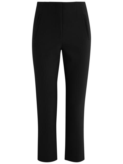 VERONICA BEARD Veronica Beard Stila Cropped Slim-leg Jersey Trousers