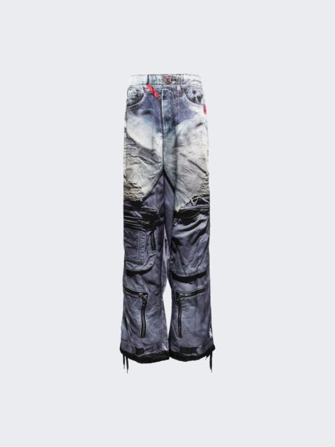 Maison MIHARAYASUHIRO T.a.t.a Trompe-l'oeil Parachute Pants Navy