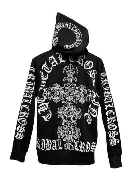 Other Designers Seditionaries - Inspired Chrome Hearts Metal Tribal Cross Life Black Hoodie