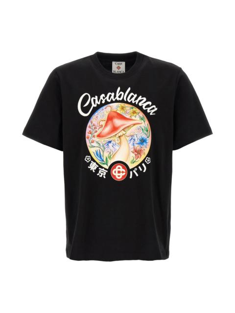 CASABLANCA 'Mushroom Emblem' T-shirt
