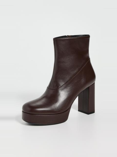 STAUD Jodie Platform Ankle Boots
