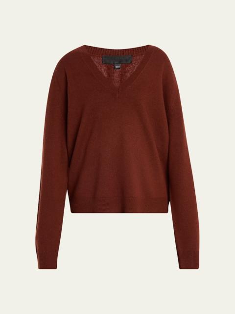 NILI LOTAN V-Neck Cashmere Sweater