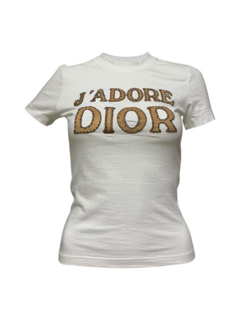 Dior CHRISTIAN DIOR Fall Winter 2003 "J'ADORE DIOR" Patchwork T-Shirt