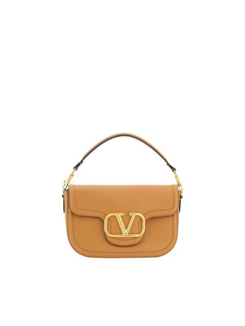 Valentino Valentino Garavani Camel Leather Alltime Shoulder Bag
