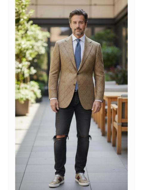 GUCCI Vintage 90’s GUCCI Silk Necktie Made In ITALY NEW OLD STOCK