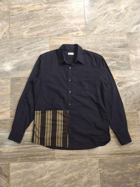Dries Van Noten Dries Van Noten Corbino Patch Shirt 'Midnight' - 23SS